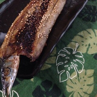 シンプル♪シンプル♪秋刀魚の姿焼き(*^^*)